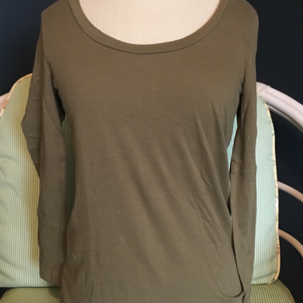 100% Cotton J. Crew Olive Green Shirt